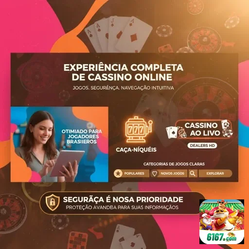 Ilustração de Explore os Slots e Serviços VIP no 6167 com Segurança